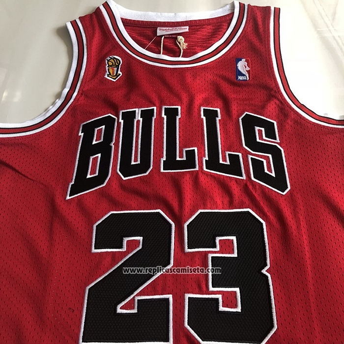 Camiseta Chicago Bulls Michael Jordan #23 Mitchell & Ness 1995-96 Rojo